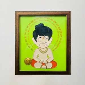 Shree Balaji Ji Handcrafted 3D Relief Mural Art